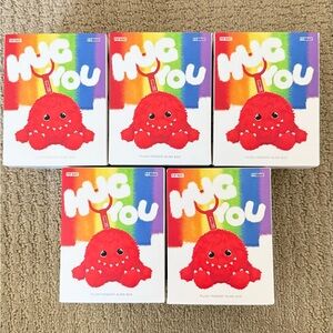 Hug You Red Plush Pendant Blind Per 1 Box.